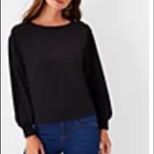 Ann Taylor Shoulder Button Sweatshirt